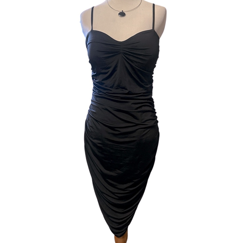 Express Elegant Black Bodycon Dress, new